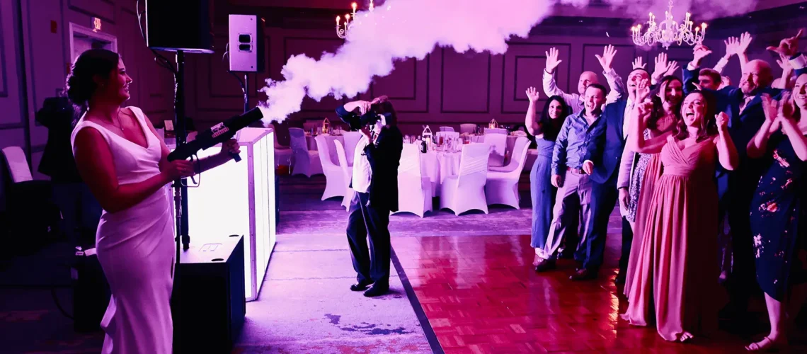 Creating Enchanting Wedding Memories With our Wedding DJ And CO2 Cannons